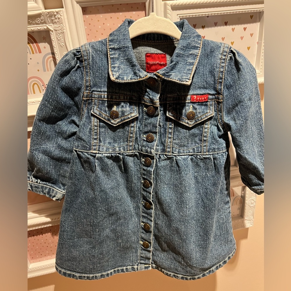 Guess baby denim dress 12 months